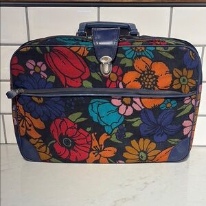 Vintage Floral Canvas Women's Bag